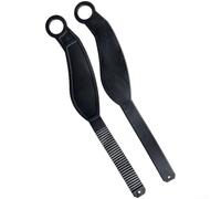 Sangles de pédale de vélo d'appartement, clips réglables en caoutchouc de 37 cm pour vélos stationnaires, supports de pieds antidérapants pour améliorer la stabilité et le contrôle pour la maison, la