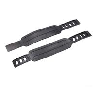 Sangles de pédale de vélo d'appartement, sangles de pédale réglables en plastique, sangles de pédale de vélo stationnaire sangles de rechange (1,27 cm)