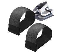 Sangles de Pédale Elliptique Sous Bureau | Aide d'Équipement d'Entraînement Réglable | 2 Sangles Réutilisables - Usage domestique, bureau, salle de sport, routine