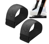 Sangles de Pédale Elliptique Sous Bureau,Outil d'entraînement ajustable,2 Sangles Réutilisables - Pour Femmes Hommes Seniors à Domicile Bureau Salle de Sport et Usage Quotidien