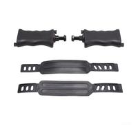 Sangles de pédales de vélo d'appartement, antidérapantes, universelles, pour pédales filetées de 1,27 cm et 9,4 cm (1,4 cm)