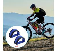 Sangles De Pédales De Vélo, Sangles De Clips D'Orteils Réglables Bande Adhésive Double Face Antidérapante Sangles De Pied De Vélo Bleu 1 Paire