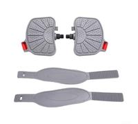 Sangles de pied en plastique pour intérieur pour vélos d'appartement permettant une étanchéité réglable pour soutenir les mouvements répétitifs du cyclisme sans bouger ou se desserrer (1,4 cm)