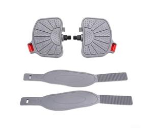 Sangles de pied en plastique pour intérieur pour vélos d'appartement permettant une étanchéité réglable pour soutenir les mouvements répétitifs du cyclisme sans bouger ou se desserrer (1,4 cm)