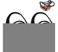 Sangles de pied universelles en nylon pour pédales | Vélo | Stabilisateur de roues pour vélo de route, VTT, vélo d'appartement, entraînement cyclique, cyclisme indoo