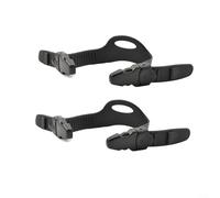 Sangles de plongée dynamiques réglables en caoutchouc avec boucles remplaçables pour plongeurs (L)