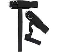 Sangles de poignet d'haltérophilie avec anneau en D en silicone antidérapant et en métal pour les entraînements de gymnastique pour hommes