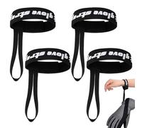 Sangles De Poignet pour Gants De Ski - 4 Attaches d'alpinisme Unisexes, Boucles De Rétention De Main Réglables | Sangles De Gants Anti-Perte Fiables, pour Le Ski, Le Snowboard, l'escalade Alpine, Les