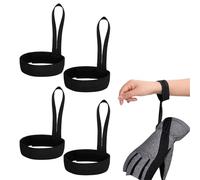 Sangles de Poignet pour Gants de Ski, Laisse de Gants de Ski, Sangle de Réglable, Ski Dragonne Laisse, Sangle de Gants, Laisse de Gant en Nylon, Sangles de Sécurité, Anti-Perte Accessoires de Ski