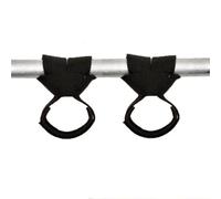 Sangles de Poignet pour haltérophilie 1 paire de sangles levage for haltères, soulevé terre, ceinture musculation, bandes antidérapantes for les mains et poignets(Black,M)