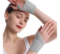 Sangles de Poignet pour haltérophilie Attelle de poignet réglable, 1 pièce, for la nuit et le jour, for hommes femmes(Grey-1pcs)