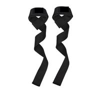 Sangles de poignet pour musculation 1 paire de sangles poignet d'haltérophilie, sport en silicone cellulaire, antidérapantes, for la gym, traction dure, l'entraînement force, unisexe(B1 Black)