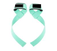 Sangles de poignet pour musculation Lot de 2 sangles levage antidérapantes for la musculation et l'entraînement en dynamophilie(Light green)