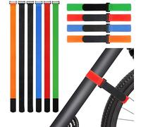 Sangles de Porte-Vélos, Lot de 10 Sangles de Stabilisateur de Vélo Réglables, Sangles de Stabilisateur de Vélo, Stabilisateur de Vélo Réglable pour Fixer et Attacher Les Vélos