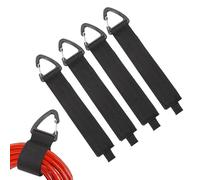 Sangles De Rangement - 4 Pièces Support Garage Robustes - Enrouleur Cordon d'Extension avec Boucle Triangulaire | Pour Maison Atelier Entretien Entrepôt Cellier Sous-sol Abri Placard
