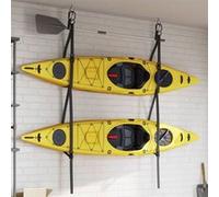 Sangles de rangement doubles kayak avec clips de pagaie 50 kg Noir