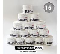 Sangles de raquette de tennis, squash, badminton, pickleball - Bande adhésive antidérapante et absorbante de 120 cm pour protéger le poignée WILSON PINK 15PCS