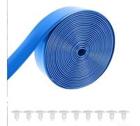 Sangles de rechange pour chaises de piscine et de plage en PVC résistant aux intempéries Bleu 3 m