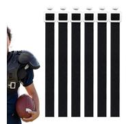 Sangles de Rechange pour épaulières Football américain 6 Ceintures | Avec crochet en T courroie de ceinture d'épaule pour football américain Pour adultes entraînement ma