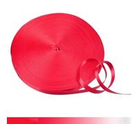 Sangles de ruban en Nylon coloré, 45 mètres, 10mm, biais for cartes travail faites à la main, sangle for vêtements, accessoires couture pour Anses de Sac(Red)
