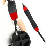 Sangles de sac de golf - Bandoulière rembourrée simple | Sangle de transport réglable 47.24x3.94 pouces avec Clips, Support léger et confortable pour Support, chariot et sacs de Golf de voyage