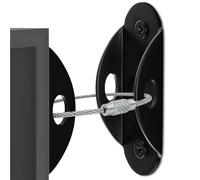 Sangles De Sécurité De Meubles Furniture Anchors Straps For Proofing Prevent Falling Anti Tip Earthquake For Safety(Black 1pc)