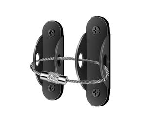 Sangles de sécurité pour meubles anti-députés - Metal Dresser Anti Tip Kit | 3 x 1,5 x 1,5 cm, meubles sécurisés au mur, connecteur mural de meubles pour étagères d'étagères d'armoire de coiffeuse