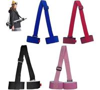 Sangles De Ski Skimate Bandoulière Réglable pour Planche à Neige Accessoires De Sport d'hiver Porte-Ski Skimate pour Le Transport Le Voyage Et Le Rangement (4 Pièces)