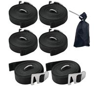 Sangles de Store de Camping-Car | Lot de 6 Fixations Robustes Réglables | Fixations pour auvent - pour Camion, Kayak, Tente, Barnum, Bateau, Fenêtre, Lit, Camping Extérieur