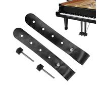 Sangles De Support De Piano - 2 Pièces De Fixation Réglable En Cuir PU, Sangle De Sécurité Pour Clavier | Instrument Électronique Sécurisé, Accessoires De Pratique Pour Leçons De Musique, Concert, Fêt