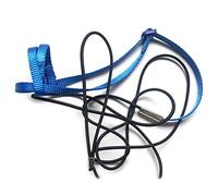 Sangles de traction pour perroquet, activités de plein air, harnais pour oiseaux, laisse réglable, corde d'entraînement anti-morsure, corde de paille tissée à la main, nid pour perruches, mangeoire