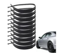 Sangles de traction pour pneus | 10 prises antidérapantes hivernales réglables pour voitures, chaînes à neige pour pneus, pour véhicules automobiles comme camionnette, camions SUV et berline