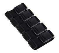 Sangles de Valise avec Boucle Réglable, Lot de 5, Noir | Pp Polypropylène, Design Simple et Compact, Légère, Pratique à Ranger et Facile à Porter