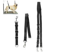 Sangles de ventre de toilettage pour chiens : laisse pour animaux de compagnie et ceinture de bain, lavage, coupe auxiliaire soufflée | Outils de support de table de toilettage, laisse rétractable et