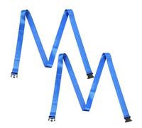 Sangles de yoga pour étirement, équipement d'entraînement réglable - Sangle d'exercice de fitness avec boucle - Pour voyage, extérieur, maison, gym, entraînement, renforcement musculaire