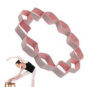 Sangles de yoga pour étirements, sangles d'étirement de yoga | Sangle d'étirement des ischio-jambiers avec boucles - Équipement de fitness pour la gymnastique, bandes de résistance pour le