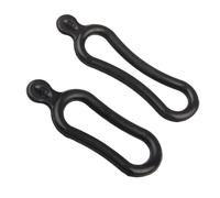 Sangles d'éclairage de vélo - Ensemble d'élastiques en caoutchouc haute résistance, support universel pour lampe de vélo, support de guidon élastique en silicone | Sangles de remplacement