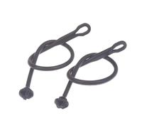 Sangles D'étagère Arrière 2 Pièces Compatible avec VW pour Golf MK2 MK3 pour GTI Sangle Fixation pour Plage Arrière Coffre Accessoires Inclus.1H6863447(2PCS)