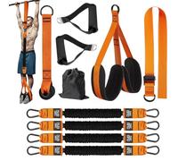 Sangles d'exercice pour Barres De Traction,Sangles d'Assistance pour Exercices de Traction - Bandes d'Entraînement pour Renforcer la Force Musculaire du Haut du Corps des Abdominaux des Mains de