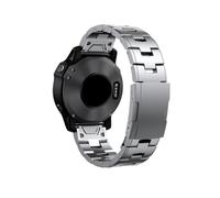 Sangles en titane Quickfit for Garmin 22mm 26mm, for Fenix 7X 6X 7 6 Descent MK1 MK2, for bracelet Epix Gen 2(Silver,22mm)