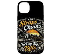 Sangles et chaînes pour conducteur de Camion Flatbedder Coque pour iPhone 14 Plus