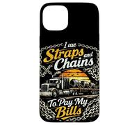 Sangles et chaînes pour conducteur de Camion Flatbedder Coque pour iPhone 15 Plus