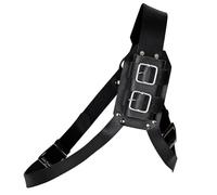 Sangles - Grenouille médiévale Renaissance en feuille en cuir PU | Style vintage authentique pour cosplay Knight, Aventures LARP, fêtes costumées, tenue de festival