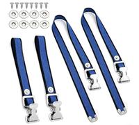 Sangles Jambe Échasses 43-49cm Charge 150kg | 4 bleues, design réglable, large, confort accru, pour idéal placo et peinture