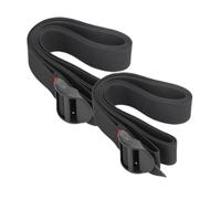 Sangles Nylon Strap Adjustable Quick Release Buckle Packing Belt Tool Durable Travel Accessories Outdoor Fixed Cargo Tie Down(Black 2Pcs)