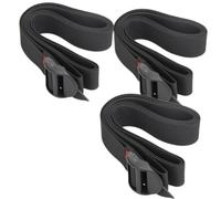 Sangles Nylon Strap Adjustable Quick Release Buckle Packing Belt Tool Durable Travel Accessories Outdoor Fixed Cargo Tie Down(Black 3Pcs)