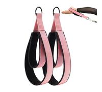 Sangles Pilates - 2 Pièces Double Anneau Équipement D'Exercice,Poignées de Reformer Pilates - pour Entraînement à Domicile Gym Yoga Studio Cours Barre Routine Étirements
