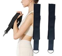 Sangles Pilates Pour Reformer, Sangle d'Étirement Double Anneau, Sangles d'Étirement Reformer Pilates pour Fitness Maison Gym Ballet Danse Yoga, Gym Danse Exercice À Domicile