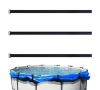 Sangles pour bâche Piscine 3 Crochets réutilisables et Ajustables