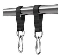 Sangles Pour BalançOire Lot de 4 sangles d'extension for barre simple gymnastique, balançoire for arbre, crochet robuste 100 kg, connecteur suspension for hamac, sac frappe, ceinture(45cmx25mm)